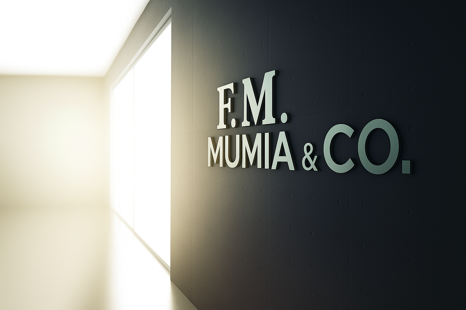 Professional office meeting room